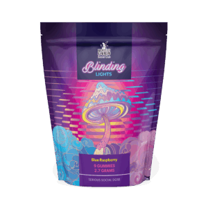 Blinding Lights Peach, Cherry Lime, and Orange Gummies